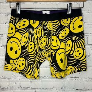 Meundies Men’s Smiley Face Boxer Briefs size Medium New without tags Micromodal